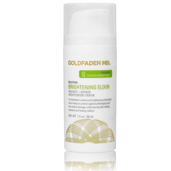 🆕 GOLDFADEN MD Solution Brightening Elixir Protect/Hydrate Brightening Serum NIB
